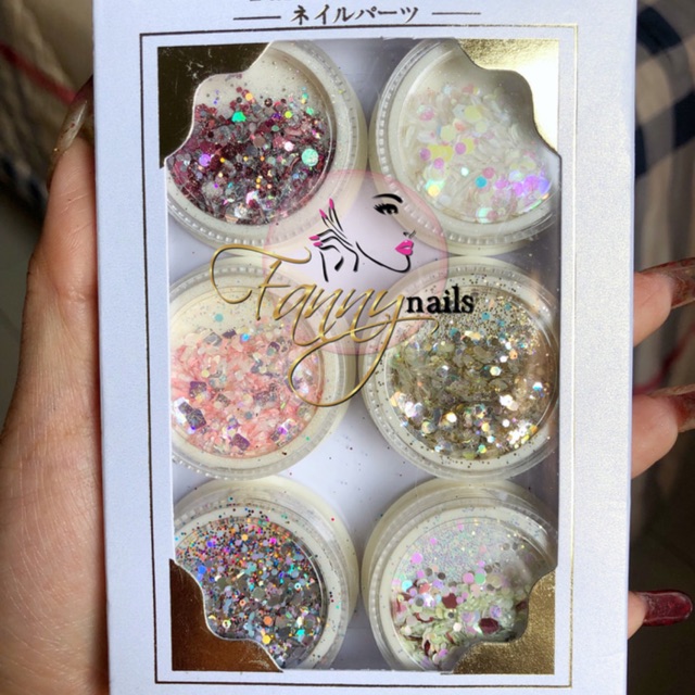 Glitter nailart mix color / good quality nail japan nails glitter