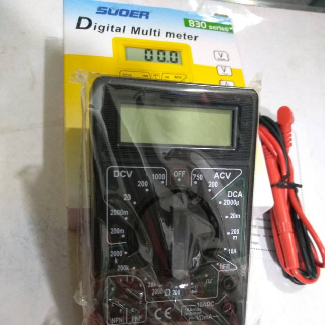 Multimeter avometer digital