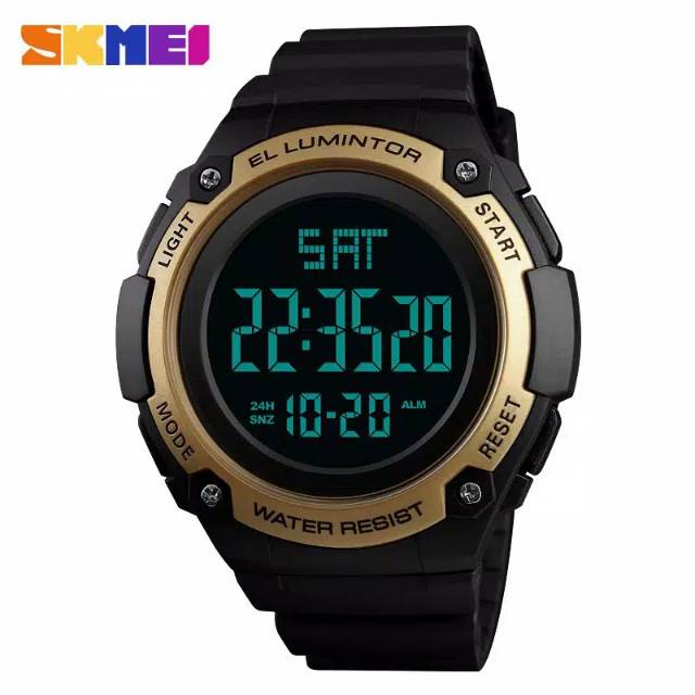 SKMEI 1346 ORIGINAL Jam Tangan Pria SKMEI Digital LED aliyatman store