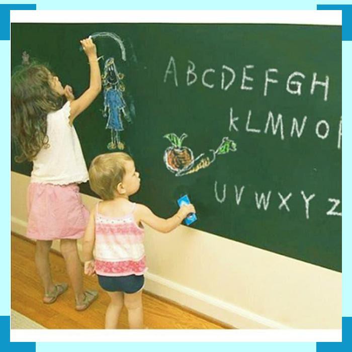

papan tulis tinggal tempel Self Adhesive Blackboard / mainan edukasi