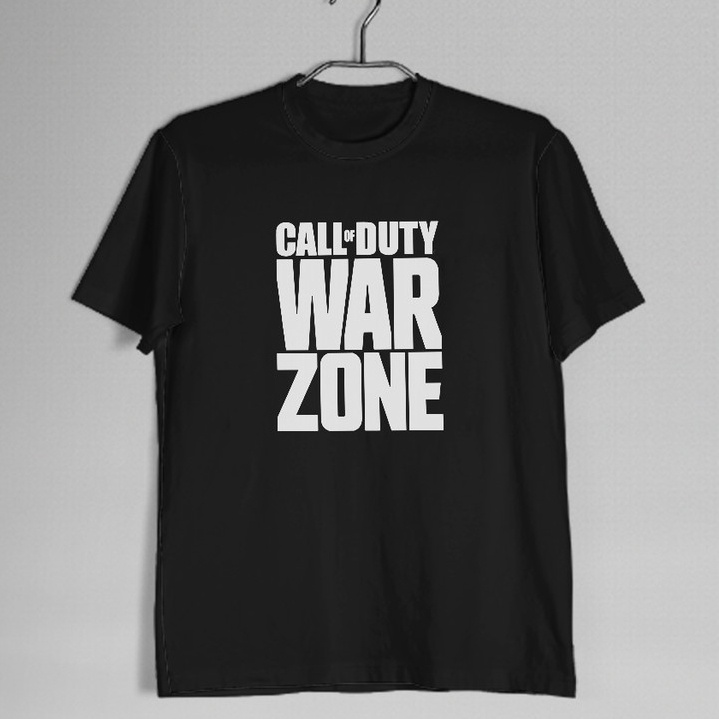 Kaos Call of Duty WAR ZONE Tshirt Bahan Katun Casual Unisex T-SHIRT Terbaru | S M L XL XXL 3XL 4XL
