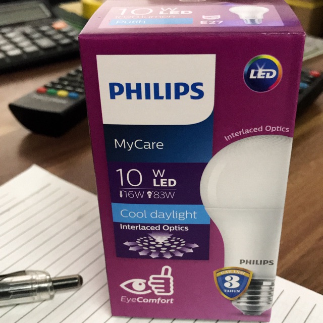 PHILIPS LAMPU LED MyCare Lampu Led BULB BOHLAM Philips 10 Watt