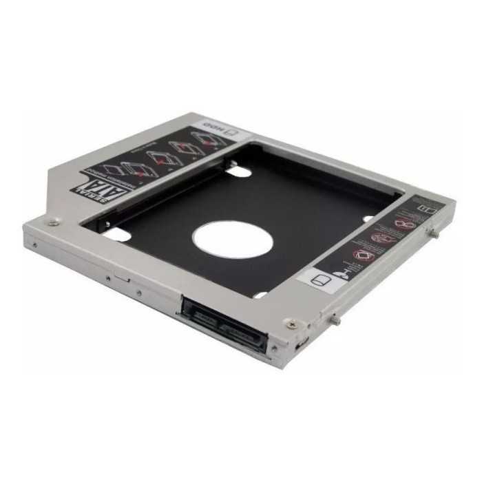 Second ssd hdd harddisk 2.5&quot; caddy 12mm 12.7mm sata 3.0 III Thick Tebal NB for optical drive dvd laptop