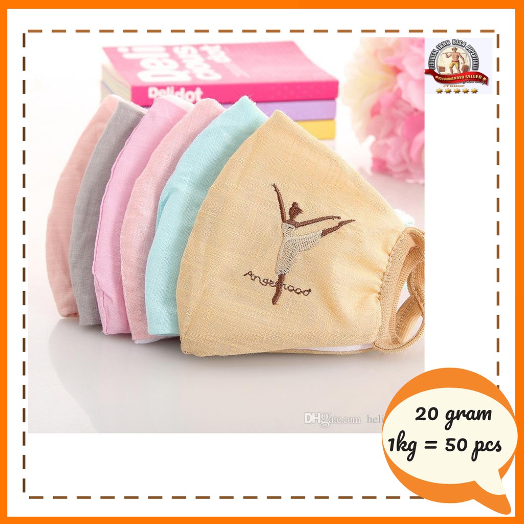  Masker  Kain  Motif  Karakter Lucu JT 20gr Shopee  Indonesia