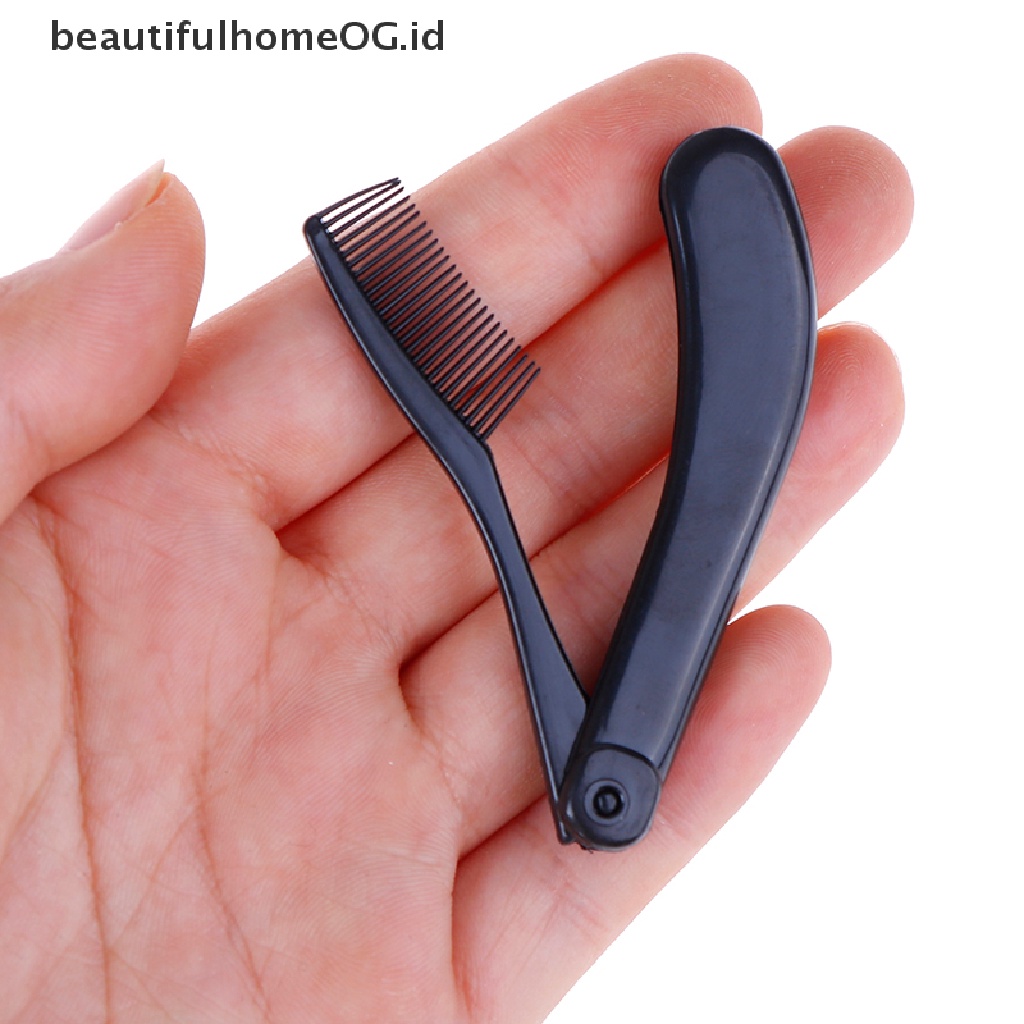 Sisir Pemisah Bulu Mata Model Lipat Untuk Alat Kosmetik