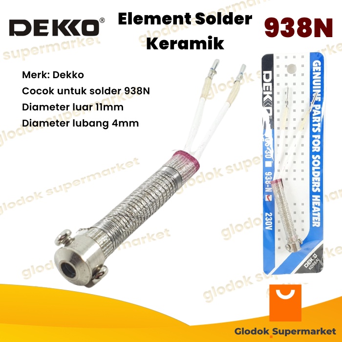 Elemen Solder Keramik Tembak Dekko 938N Element Solder Ceramic 938-N