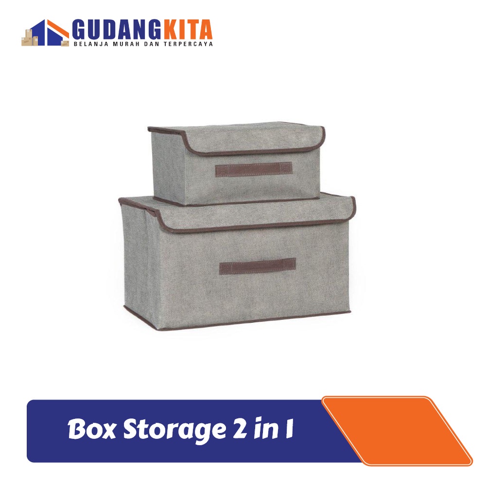 Jual Box Storage Tempat Penyimpanan 2 In 1 | Shopee Indonesia