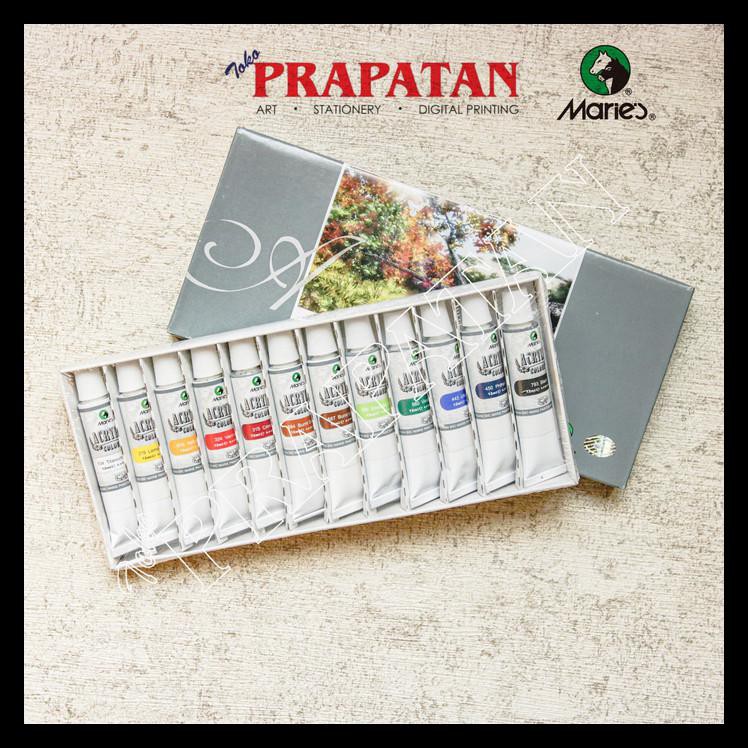 

Ready Maries Acrylic Color / Cat Akrilik Set 12 Warna