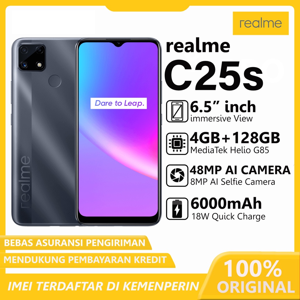 REALME C25S [ 4/128GB ] GARANSI RESMI REALME