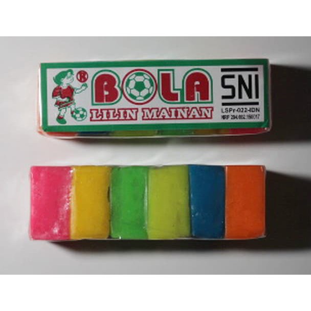 Lilin Mainan Bola / Malam Mainan Aneka Warna