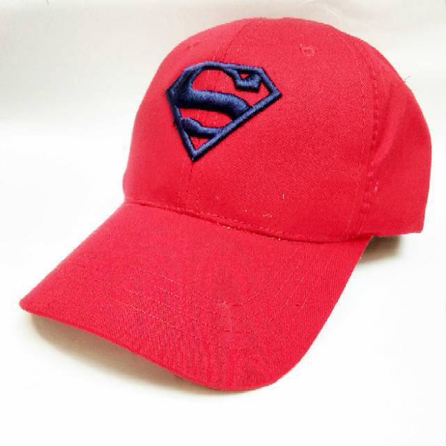 TOPI BASEBALL SUPERMAN MERAH