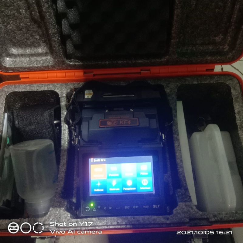 fusion splicer swift kf4/SPLICER SWIFT KF4/alat sambung fiber optik