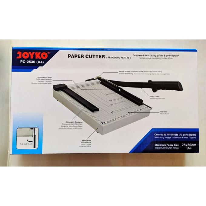 

Unik Joyko Paper Cutter A4 Pc- 2530 - Alat Potong Kertas Ukuran A4 Limited