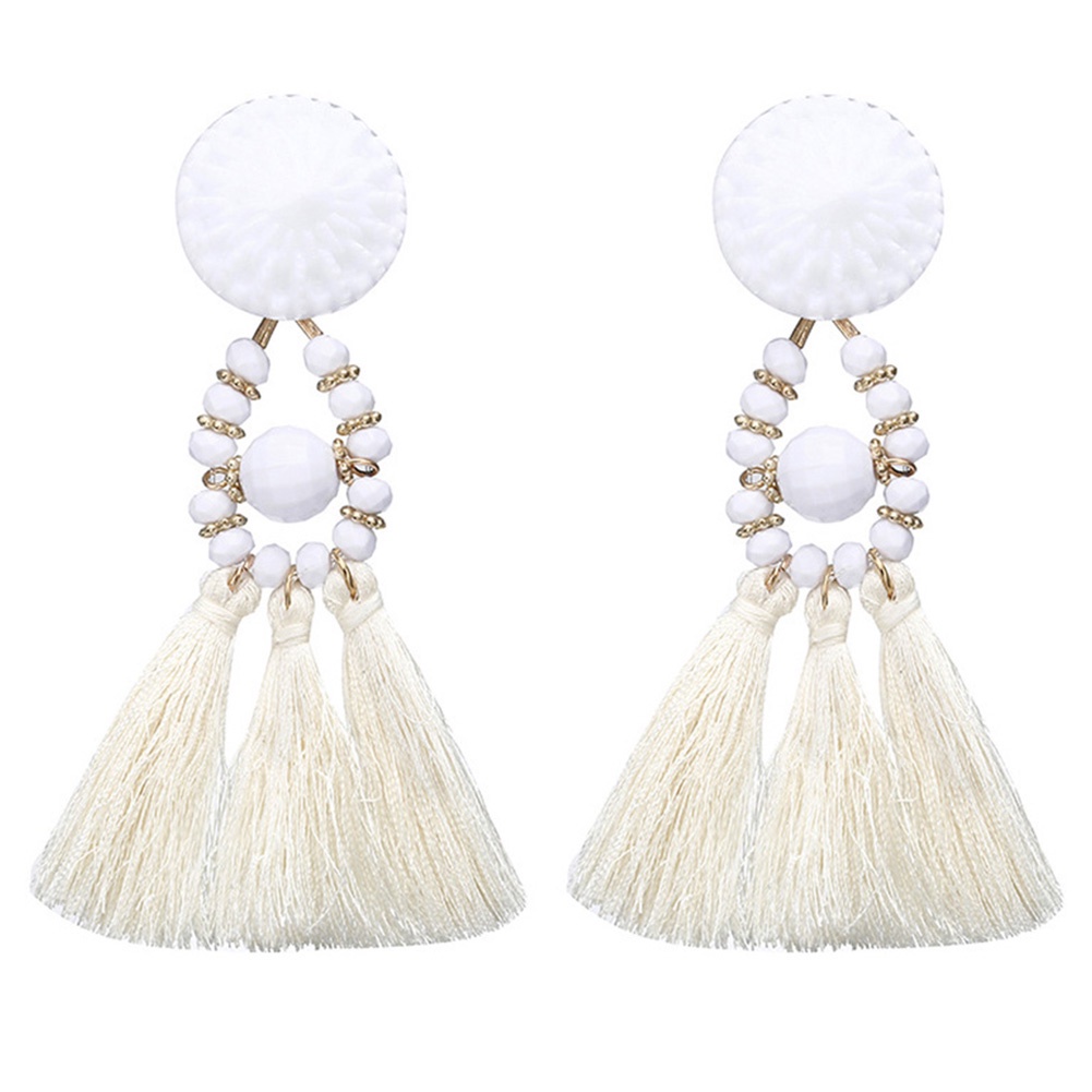 Hu Hu Hu Hu Hu Alat Bantu Pasang Kacamata♡ Anting Gantung Statement Wanita Desain Manikmanikrumbai Gaya Vintageetnik Untuk Hadiah