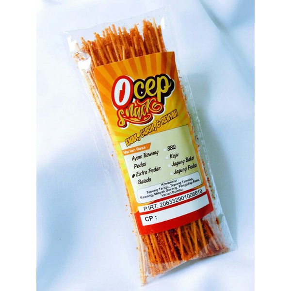 

mie lidi kemasan kecil ocep snack enak gurih dan anti keras