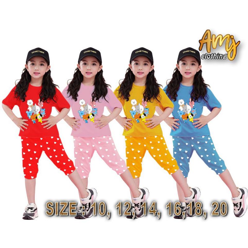SETELAN ANAK PEREMPUAN BT21
