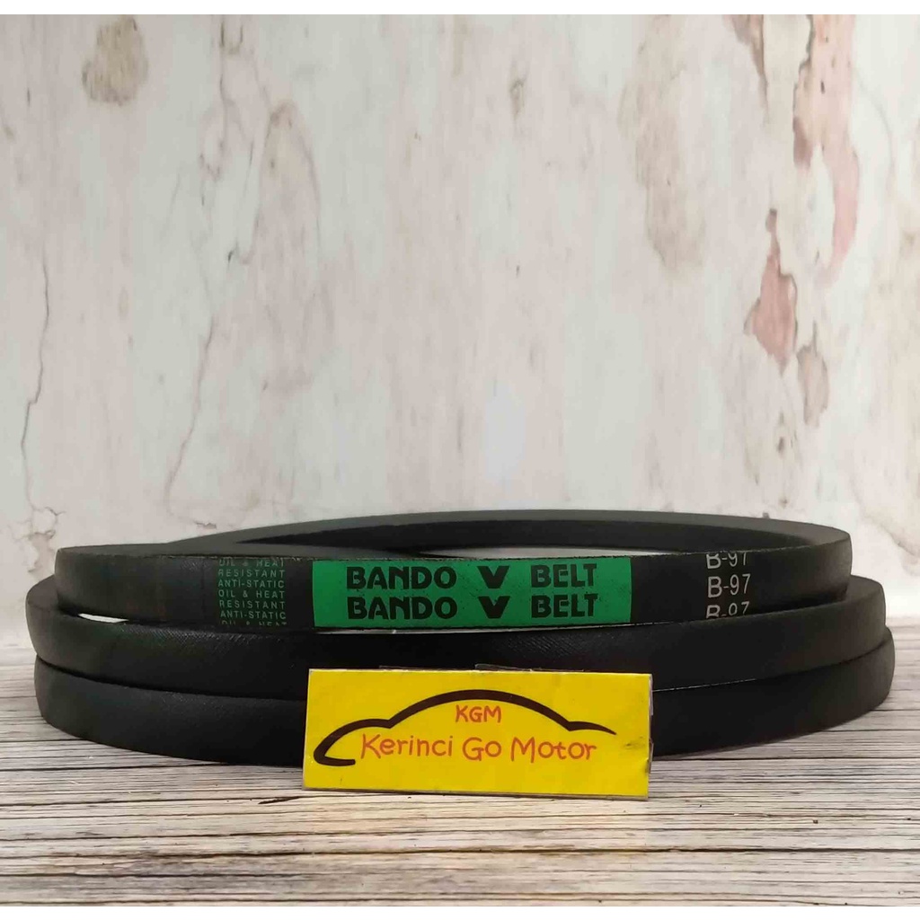 BANDO VAN BELT B-97 V BELT TALI KIPAS B97 FAN BELT VANBELT POLOS B-97