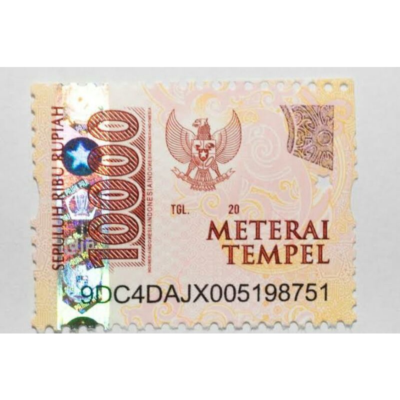 

MATERAI TEMPEL 10000 ASLI