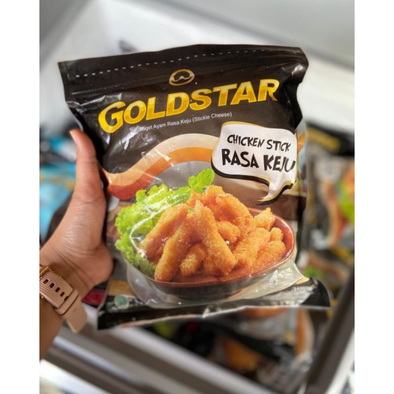 

GOLDSTAR CHICKEN STICK rasa Keju 500gr Jateng only