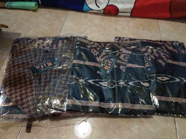 Batik Couple Keluarga Sania Ruffle Ori Ndoro Jowi Dnt Motif Madu Termurah Di Shopee