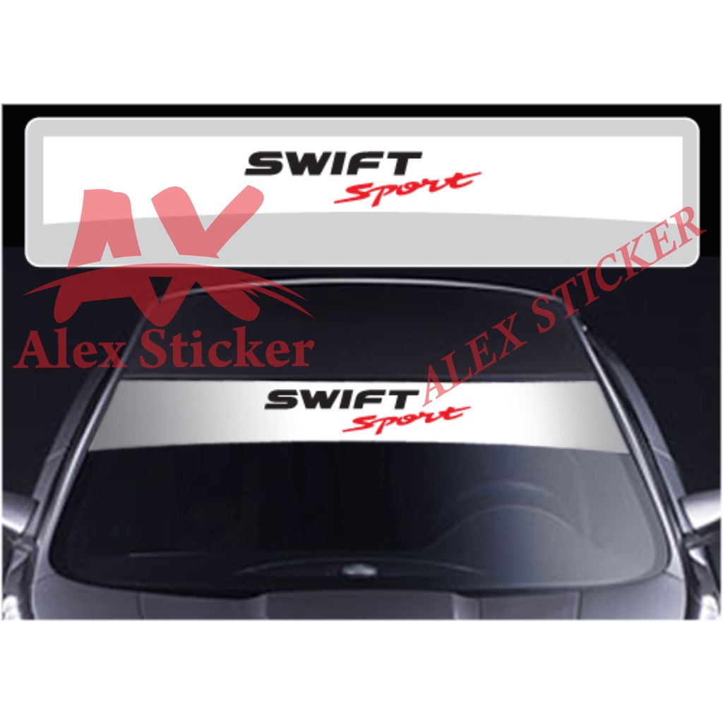 STICKER STIKER SWIFT STIKER KACA DEPAN MOBIL SUZUKI SWIFT TERBARU