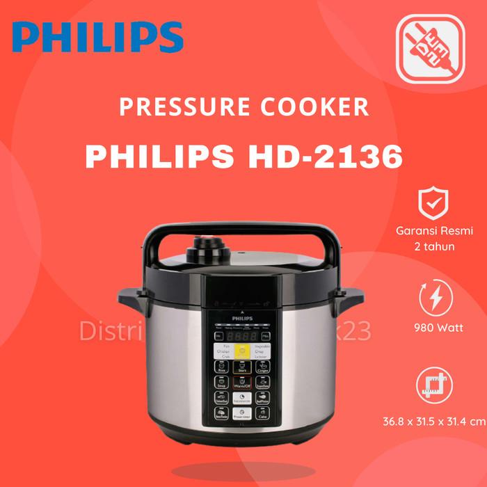 Electric Pressure Cooker Philips Hd2136 Alat Presto Listrik Digital Kualitas Terbaik