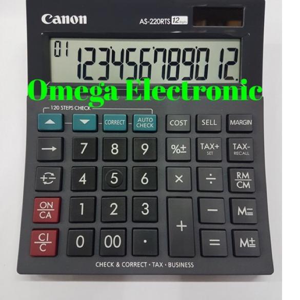 

Flash Sale Canon AS-220RTS Calculator - Check & Correct Kalkulator DeskMeja AS 220RTS