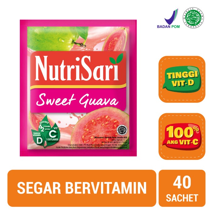 

Lainnya-Minuman-Bubuk- Nutrisari Sweet Guava (40 Sch) -Bubuk-Minuman-Lainnya.