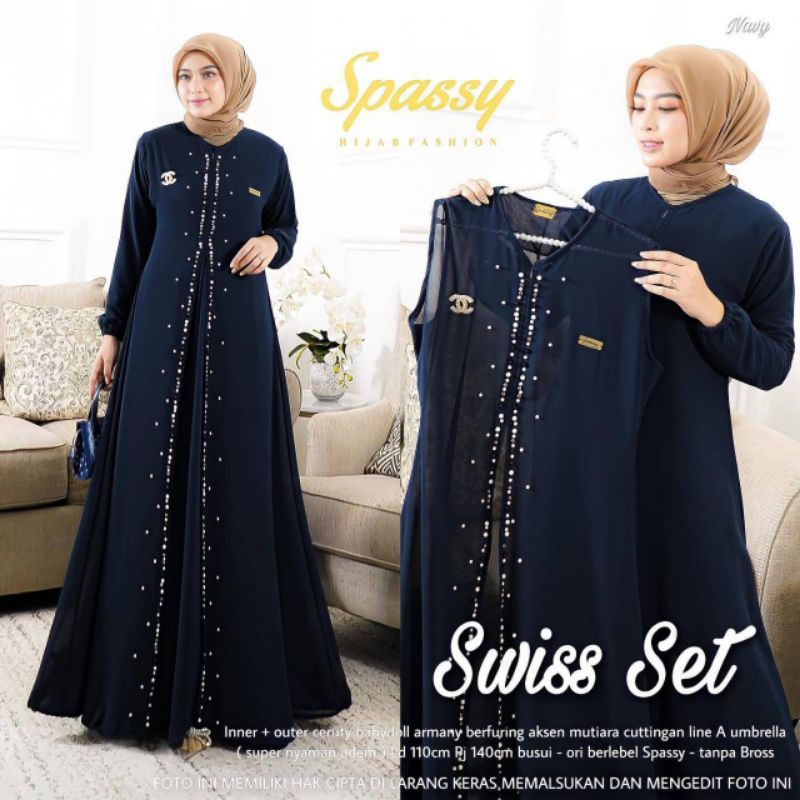 NIRINA FASHION BAJU GAMIS DRESS MAXI SETELAN MUSLIM WANITA CANTIK TERBARU KEKINIAN VIRAL MODIS