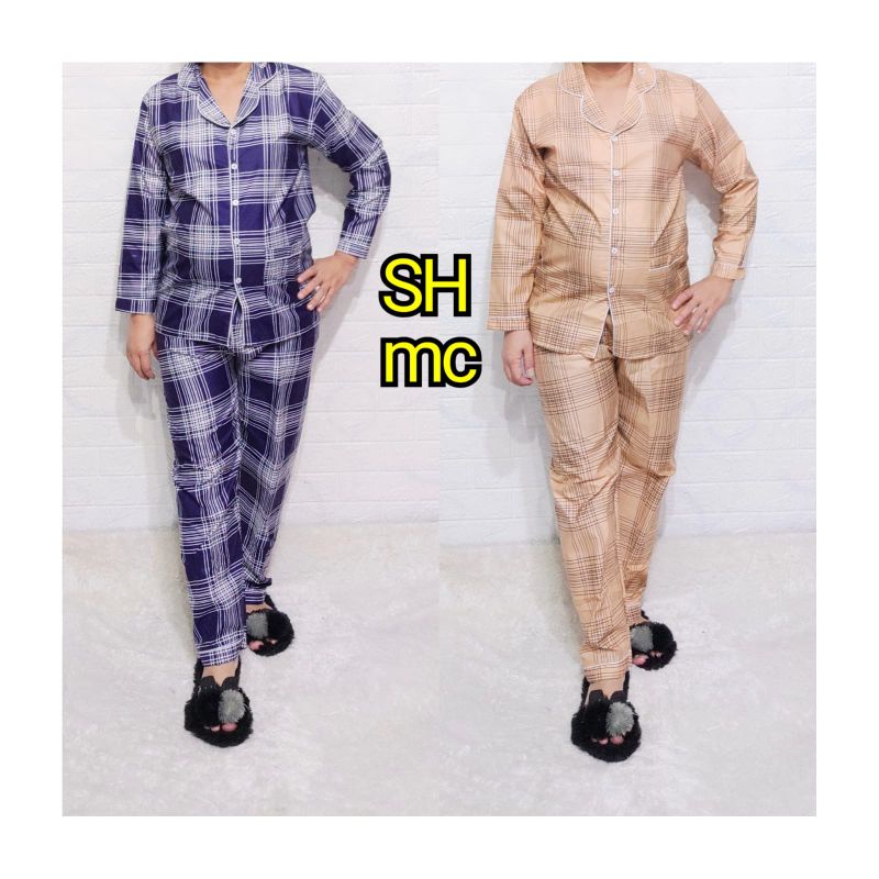 Baju Tidur Piyama Wanita Motif Guilen Pajamas Katun  / Baju Tidur setelan Wanita katun PP dewasa Terbaru Bigsize Kekiniaan