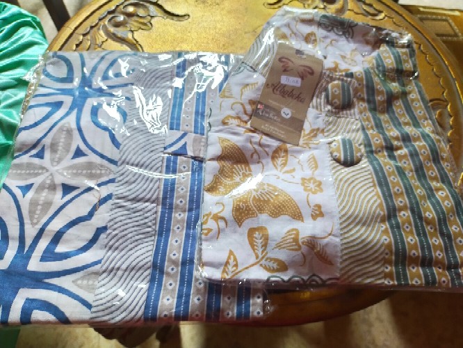 M-l-xl-xxl Batik Tunik Wanita Asj Sa Hrb026 Kenongo Pekalongan Sogan Tulis