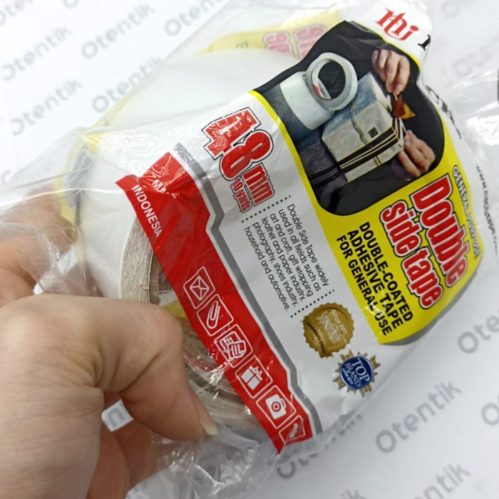 

NACHI LAKBAN 2 SISI 2 INCHI - DOUBLE TAPE 48 MM 10 YARD - SELOTIP SOLASI