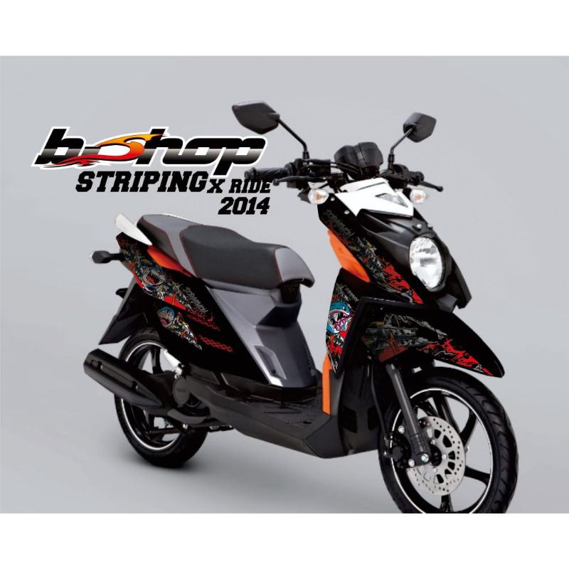 Striping Sticker X RIDE Motif doraemon zombie variasi kode 970
