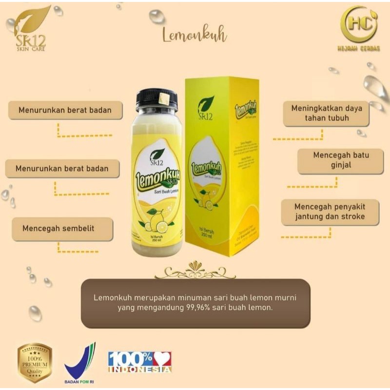 

Lemonkuh Sari Buah Lemon 250ml SR12