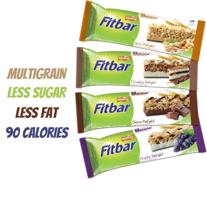 

Kalbe - Fitbar Multigrain Bar Sereal Snack 22 gr