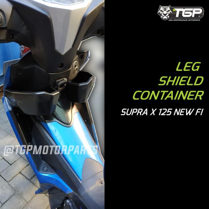Leg shield container Honda Supra X 125 FI New aksesoris keranjang