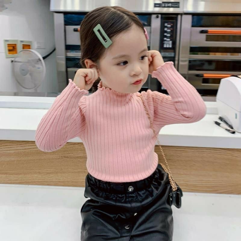 Atasan Baju Rajut Anak Perempuan  2-4 Tahun Gaya Korea