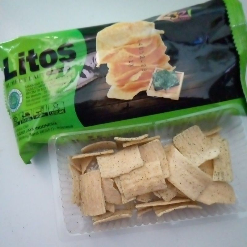 

LITOS Snack Kripik Rumput Laut Cemilan Enak Sehat Keluarga