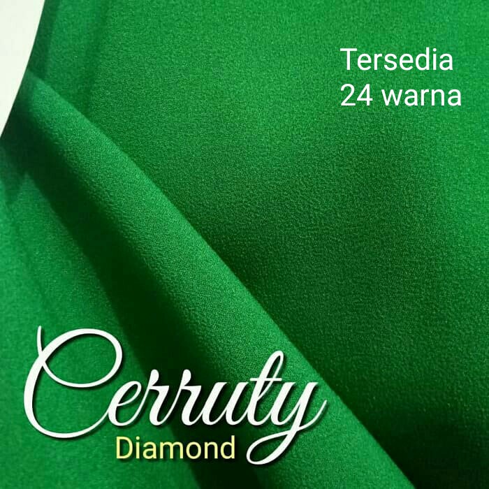 Kain cerutti ceruti diamond crepe Georgette 0,5 meteran bagus