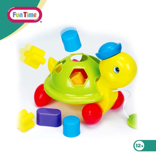 Funtime Shape Turtle 12m+/Mainan Edukatif