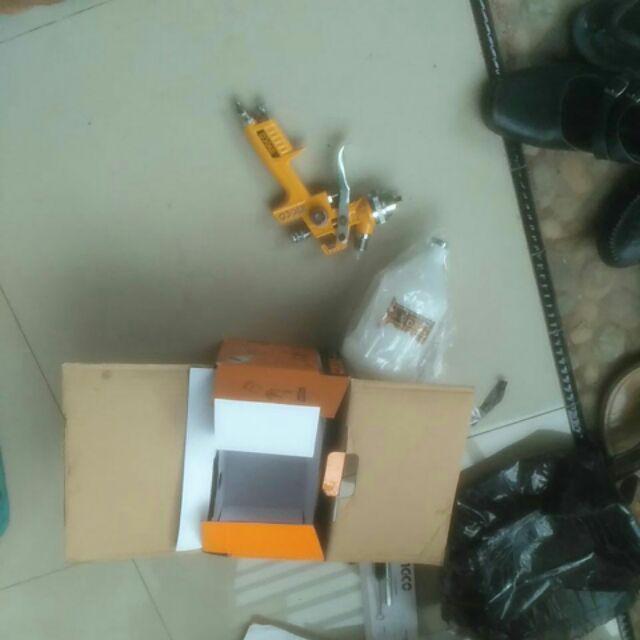 Asg1061 Air Spray Gun Hvlp Mesin Semprot Semprotan Angin Cat Ingco Tabung Atas 600cc Hvlp 600 Cc