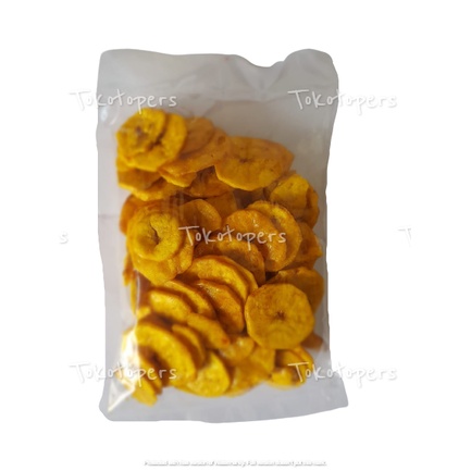 

Keripik Pisang Manis Bulat Kuning Kemasan