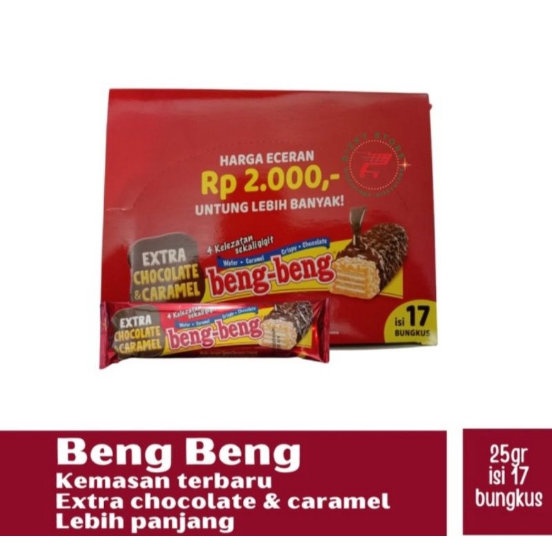 

BengBeng Coklat Caramel Box (Beng Beng) Isi 17 pcs Kemasan Baru