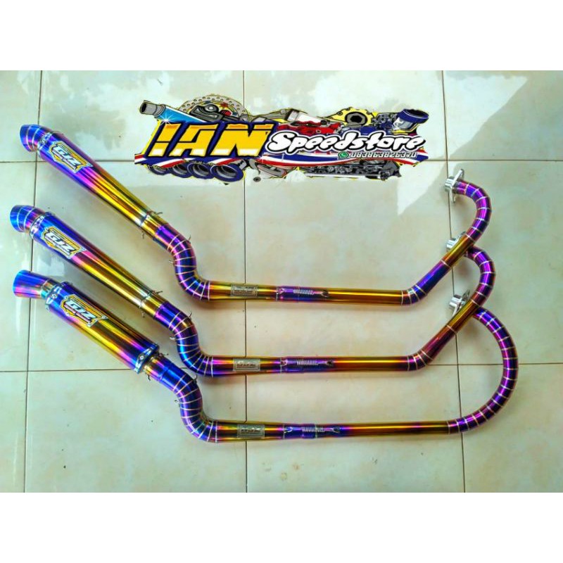 knalpot kanan original Gjz exhaust Purbalingga for vixion, fu, cbr,