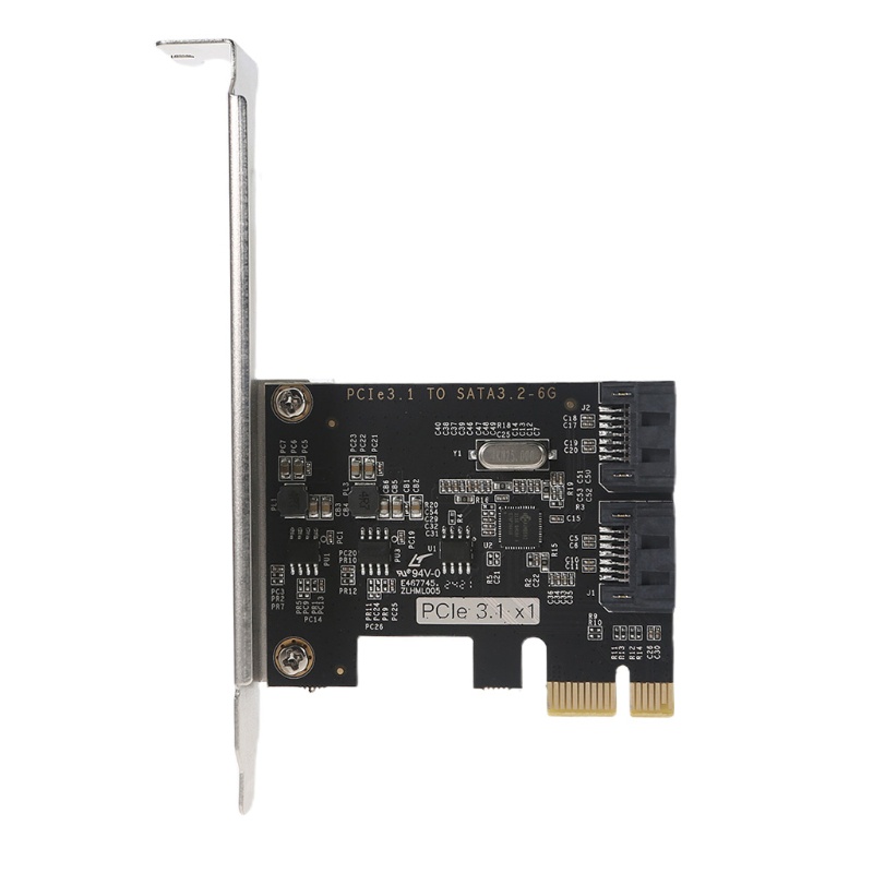 Btsg PCIe Ke 2port SATA3.0 6Gbps SSD Adapter PCI-e PCI Untuk Express x1 Controller Bo