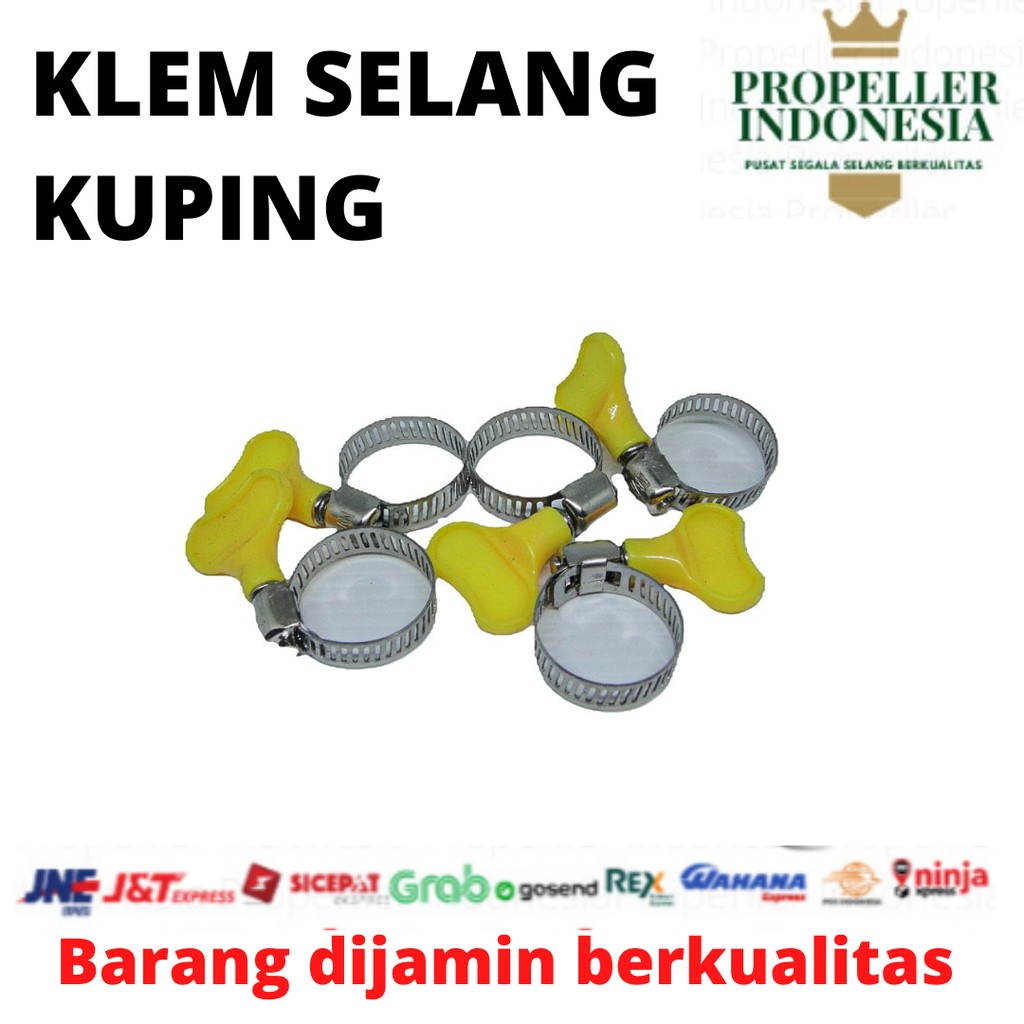 klem selang kuping stainless 1/2-3/4in/klem selang air/klem selang gas