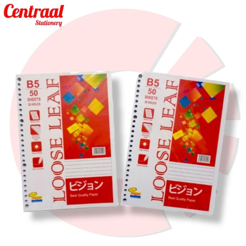 

Kertas Loose Leaf Vision B5/50