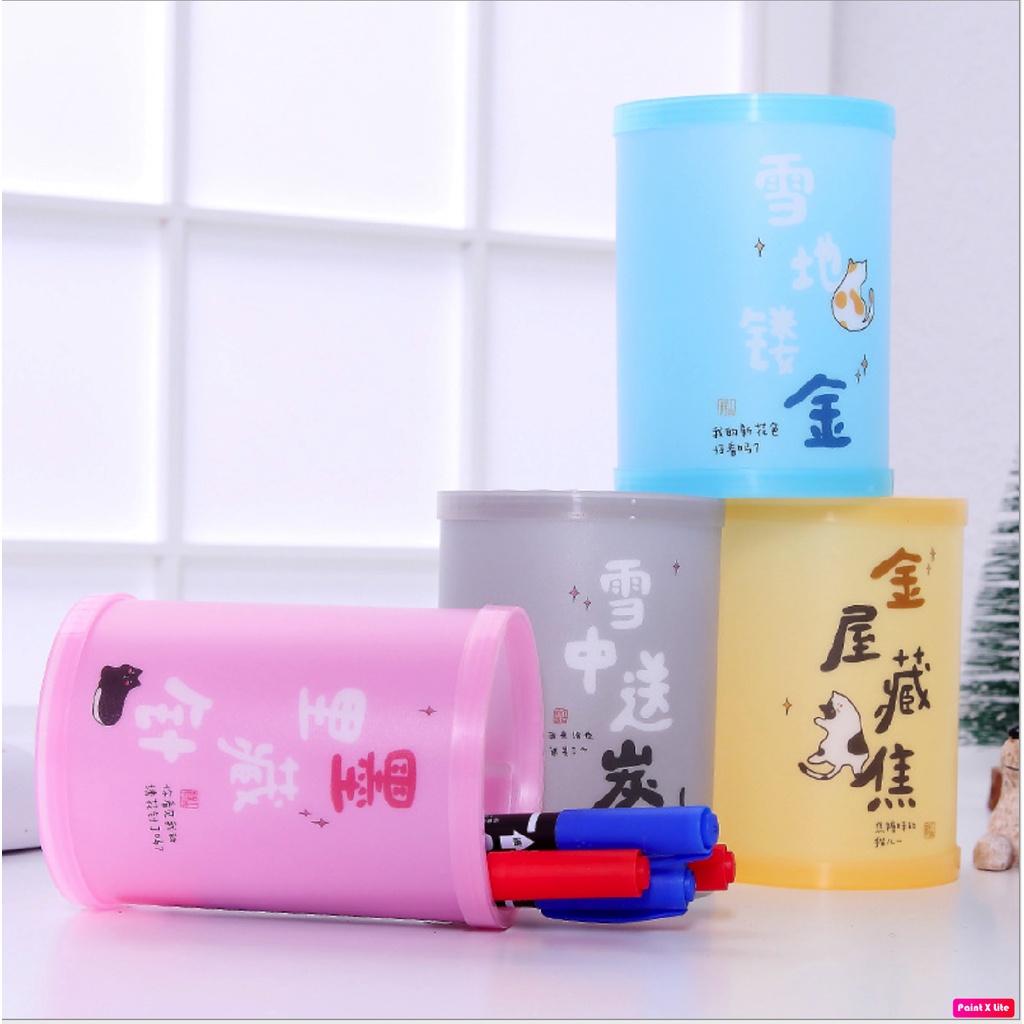 Kotak Pensil, Tempat Pensil Motif Korea, Kotak Pulpen Alat Tulis Kantor ATK