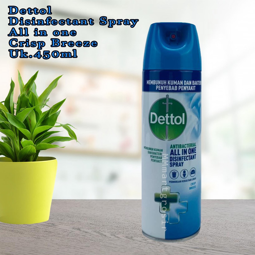 Dettol / Disinfectant Spray / All in one / Crisp Breeze / 450ml