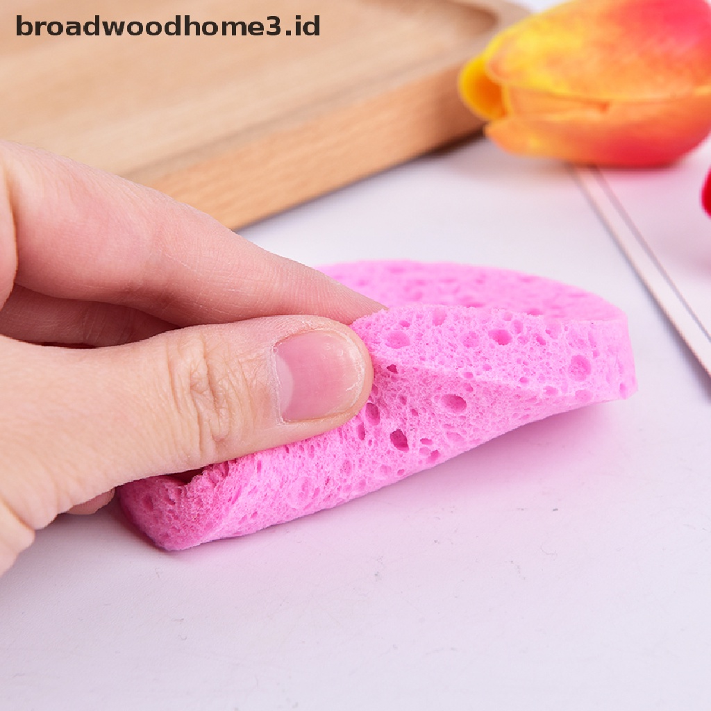 Spons Puff Bulat Bahan Serat Tanaman Alami Untuk Membersihkan Wajah